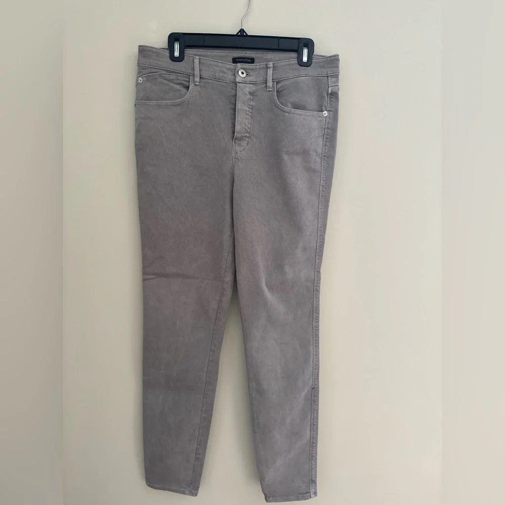 Massimo Dutti Women's skinny  Fit High-Waist Jeans US 10 EUC  Grey - Picture 2 of 5